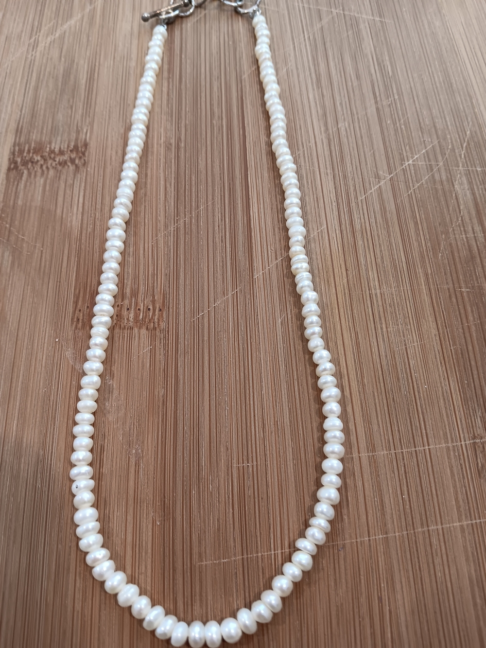 Pearl Strand Necklace in White